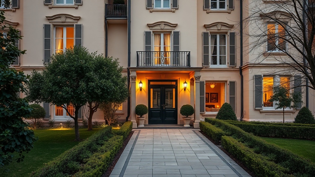 Combien vaut ma maison à Lyon — façade élégante de maison familiale à Lyon, lumière du soir